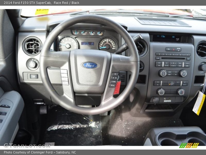 Race Red / Black 2014 Ford F150 STX SuperCab