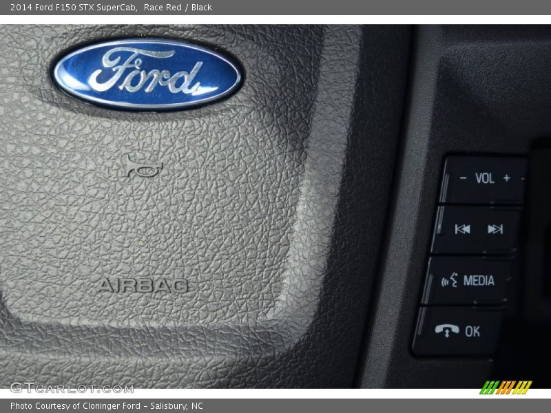 Race Red / Black 2014 Ford F150 STX SuperCab