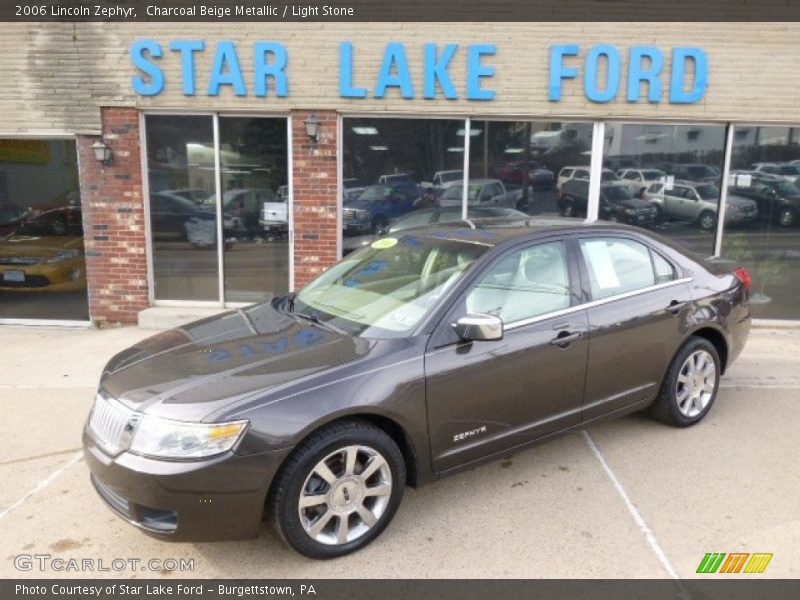 Charcoal Beige Metallic / Light Stone 2006 Lincoln Zephyr