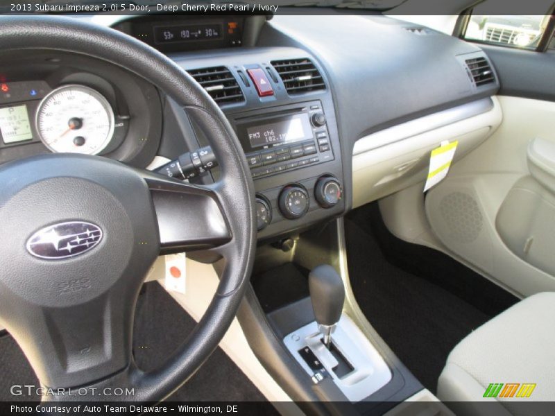 Deep Cherry Red Pearl / Ivory 2013 Subaru Impreza 2.0i 5 Door