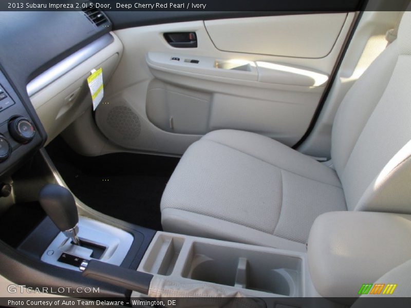 Deep Cherry Red Pearl / Ivory 2013 Subaru Impreza 2.0i 5 Door