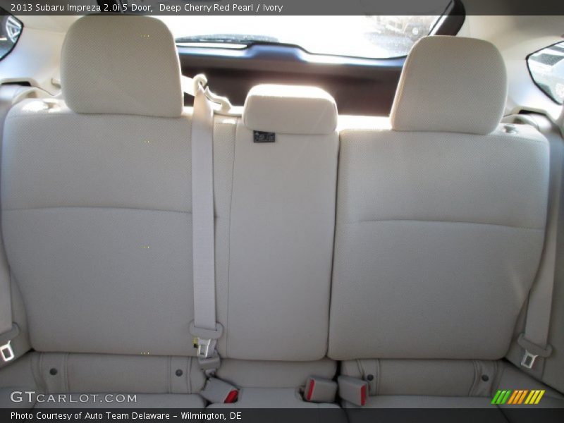 Deep Cherry Red Pearl / Ivory 2013 Subaru Impreza 2.0i 5 Door