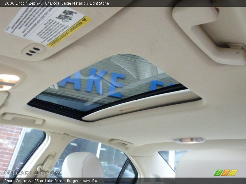 Charcoal Beige Metallic / Light Stone 2006 Lincoln Zephyr