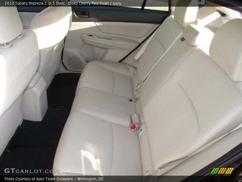 Deep Cherry Red Pearl / Ivory 2013 Subaru Impreza 2.0i 5 Door