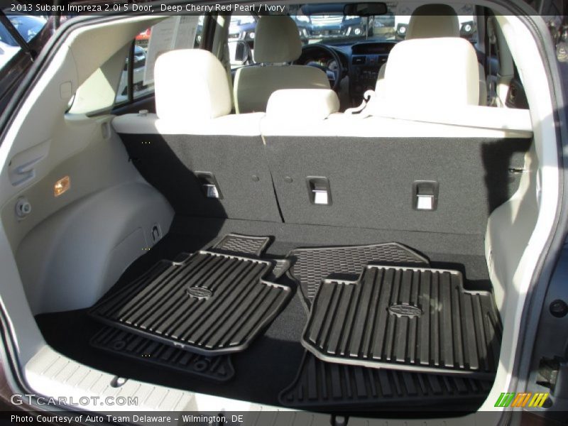 Deep Cherry Red Pearl / Ivory 2013 Subaru Impreza 2.0i 5 Door