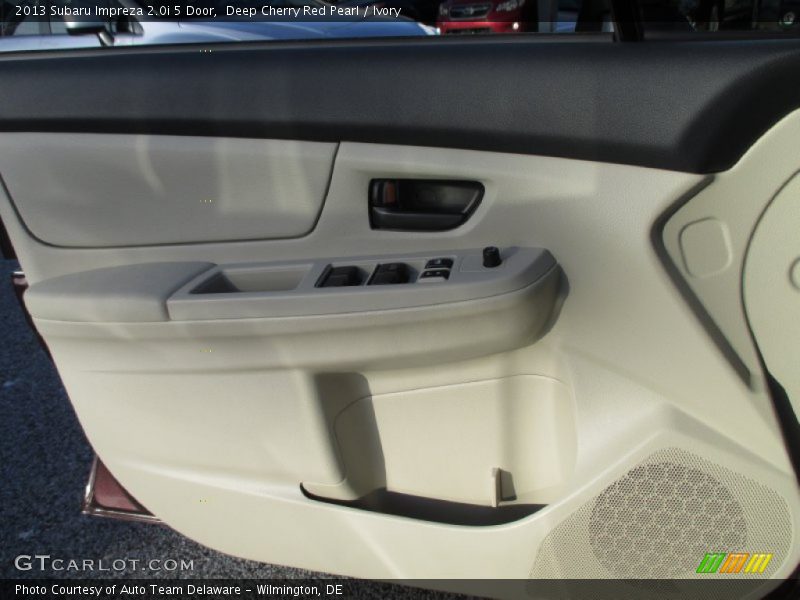Deep Cherry Red Pearl / Ivory 2013 Subaru Impreza 2.0i 5 Door