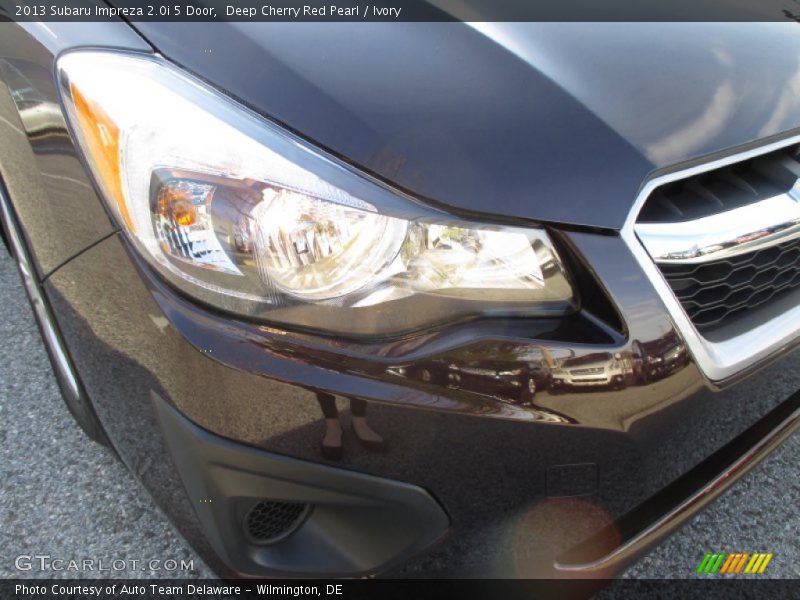 Deep Cherry Red Pearl / Ivory 2013 Subaru Impreza 2.0i 5 Door