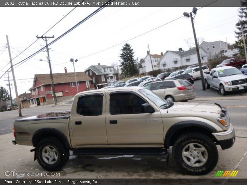 Mystic Gold Metallic / Oak 2002 Toyota Tacoma V6 TRD Double Cab 4x4