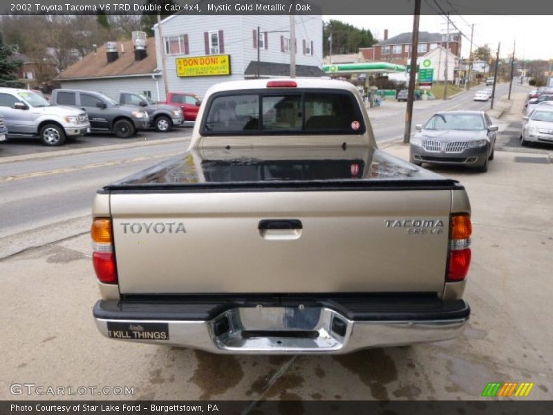 Mystic Gold Metallic / Oak 2002 Toyota Tacoma V6 TRD Double Cab 4x4