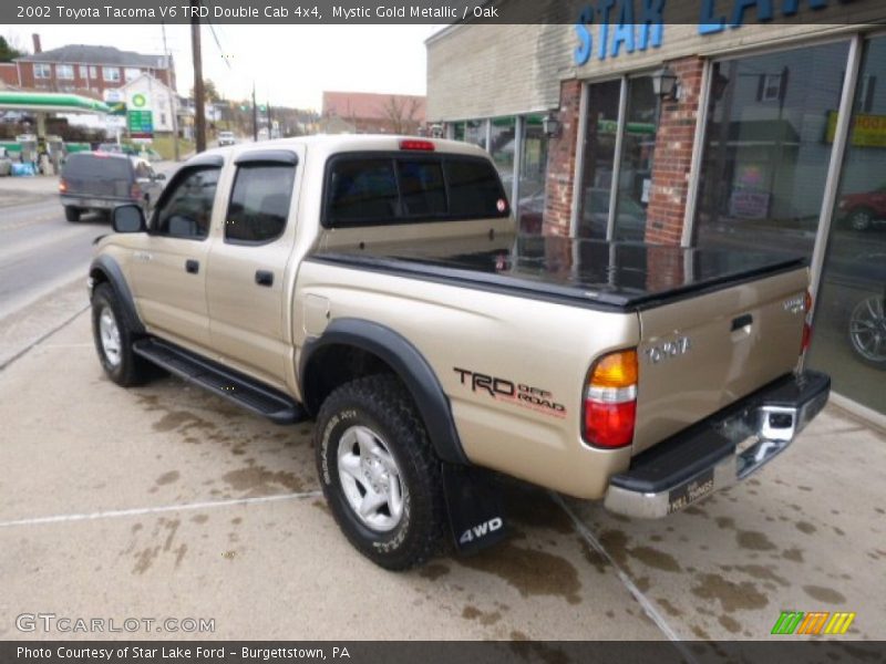 Mystic Gold Metallic / Oak 2002 Toyota Tacoma V6 TRD Double Cab 4x4