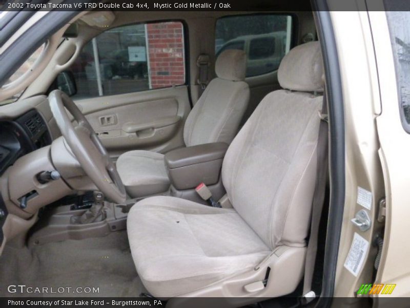 Mystic Gold Metallic / Oak 2002 Toyota Tacoma V6 TRD Double Cab 4x4