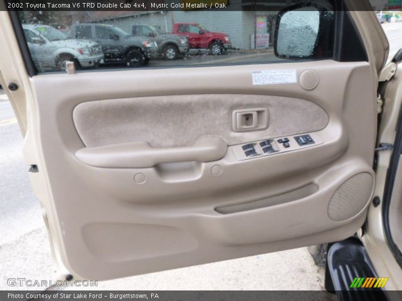 Mystic Gold Metallic / Oak 2002 Toyota Tacoma V6 TRD Double Cab 4x4