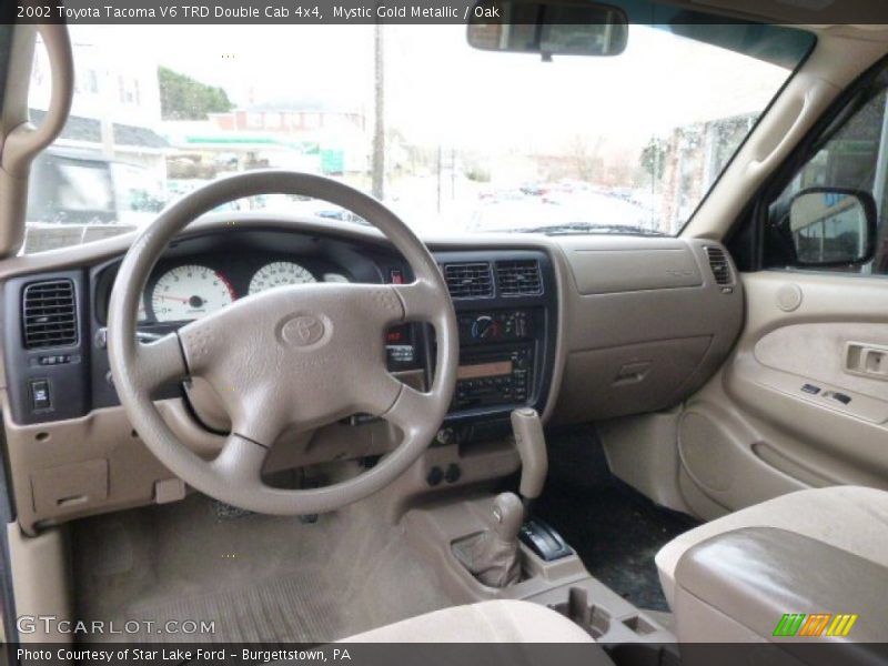 Mystic Gold Metallic / Oak 2002 Toyota Tacoma V6 TRD Double Cab 4x4
