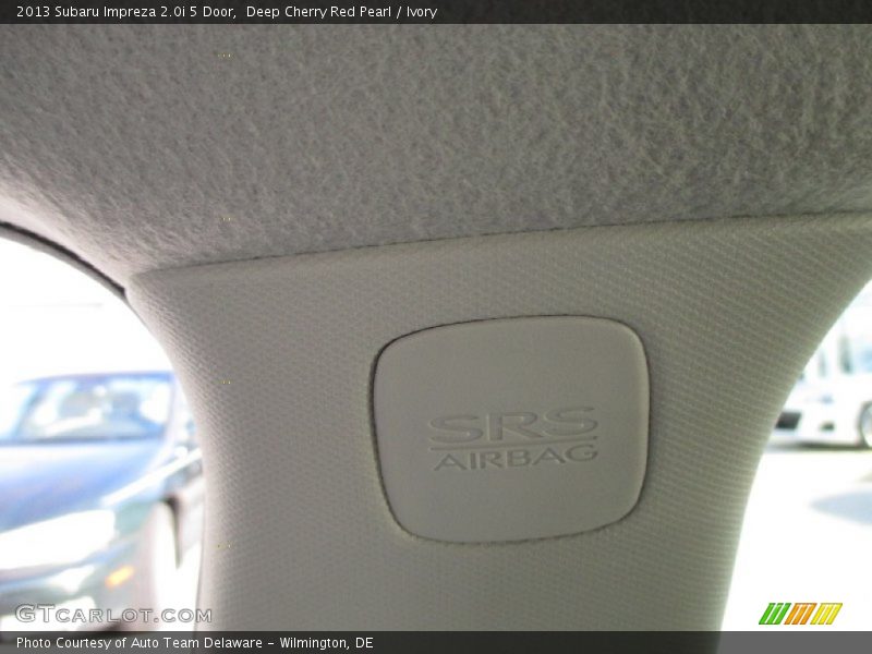 Deep Cherry Red Pearl / Ivory 2013 Subaru Impreza 2.0i 5 Door