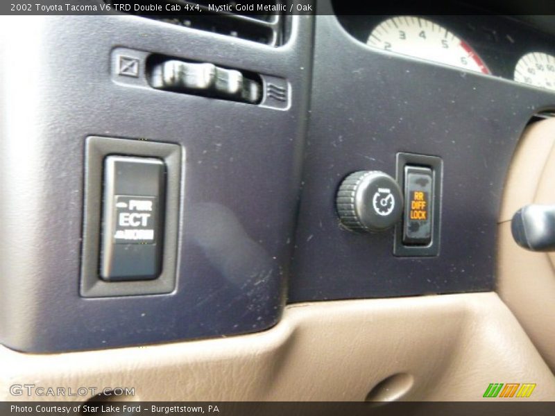 Mystic Gold Metallic / Oak 2002 Toyota Tacoma V6 TRD Double Cab 4x4