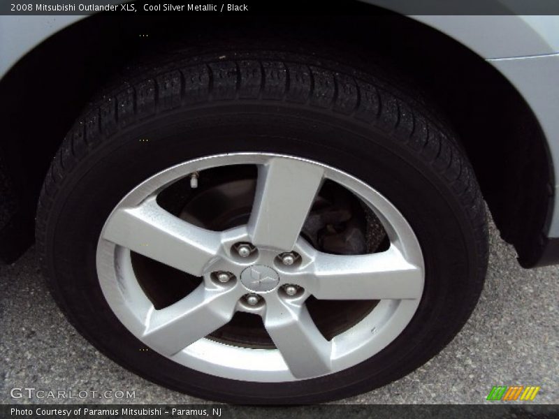 Cool Silver Metallic / Black 2008 Mitsubishi Outlander XLS