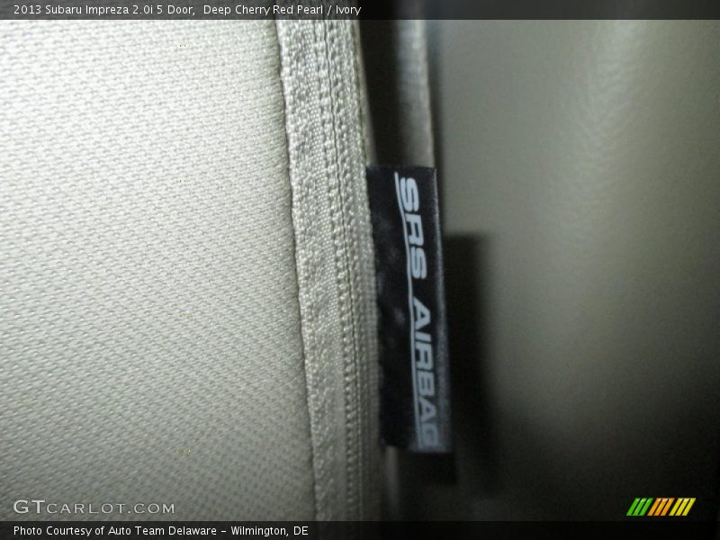 Deep Cherry Red Pearl / Ivory 2013 Subaru Impreza 2.0i 5 Door