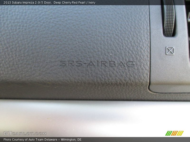 Deep Cherry Red Pearl / Ivory 2013 Subaru Impreza 2.0i 5 Door