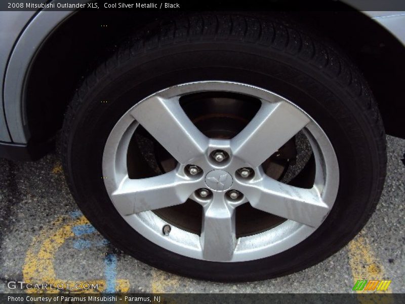 Cool Silver Metallic / Black 2008 Mitsubishi Outlander XLS