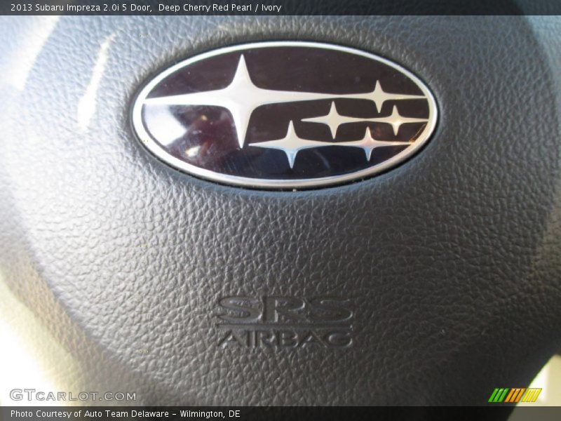 Deep Cherry Red Pearl / Ivory 2013 Subaru Impreza 2.0i 5 Door