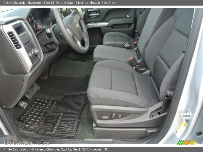Silver Ice Metallic / Jet Black 2014 Chevrolet Silverado 1500 LT Double Cab