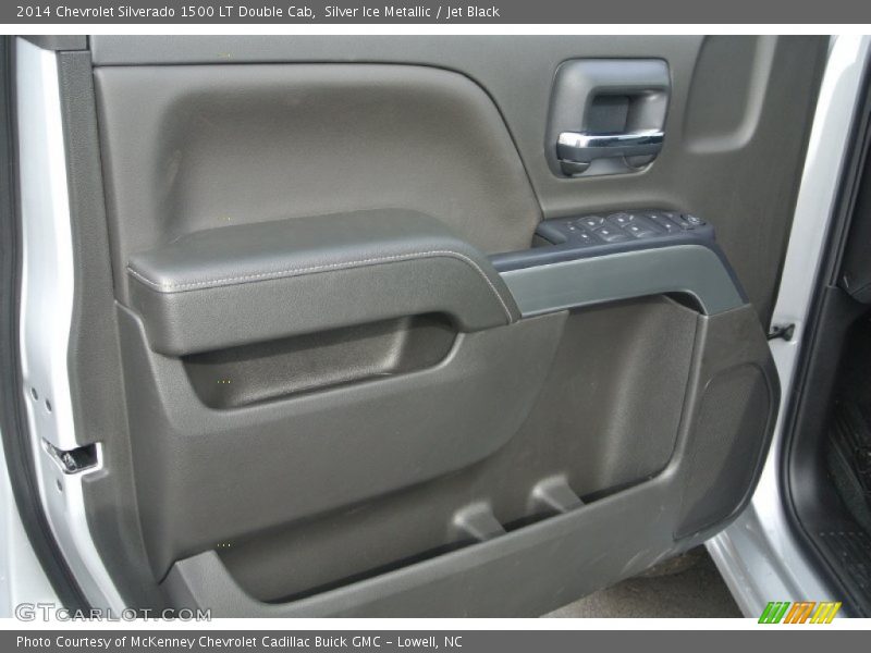 Silver Ice Metallic / Jet Black 2014 Chevrolet Silverado 1500 LT Double Cab