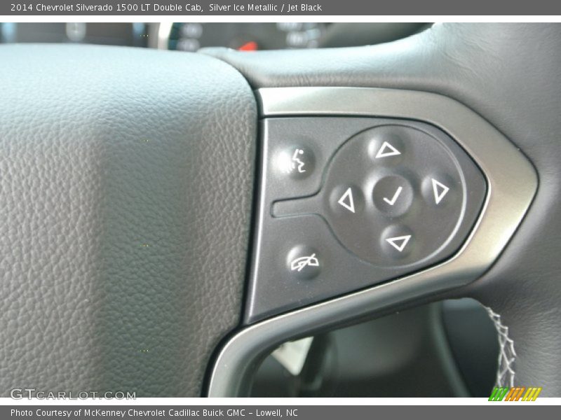 Silver Ice Metallic / Jet Black 2014 Chevrolet Silverado 1500 LT Double Cab