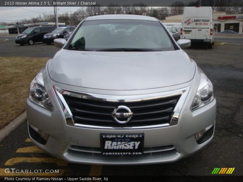Brilliant Silver / Charcoal 2013 Nissan Altima 2.5 S