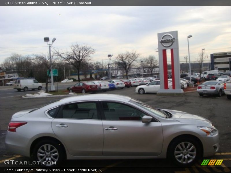 Brilliant Silver / Charcoal 2013 Nissan Altima 2.5 S