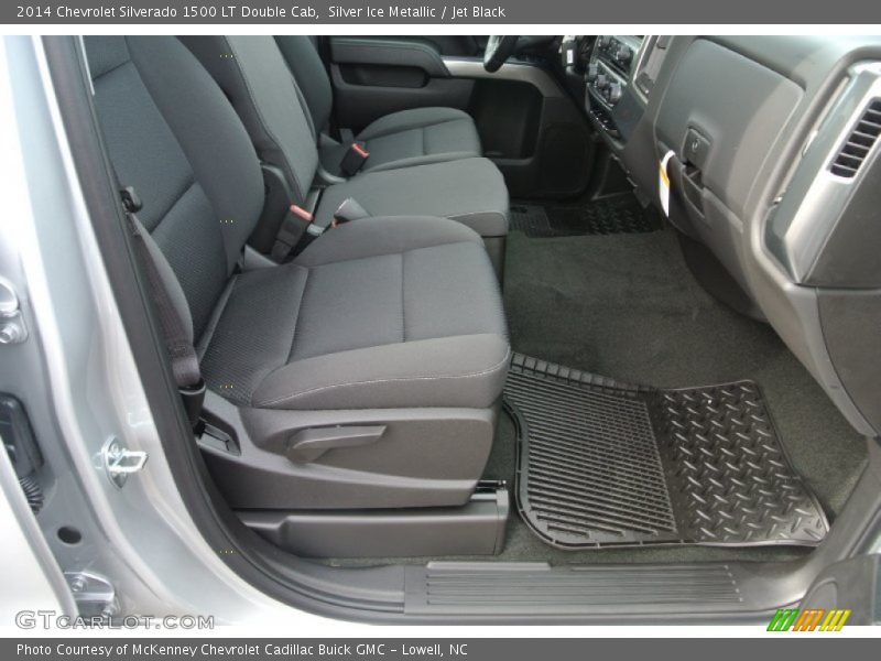 Silver Ice Metallic / Jet Black 2014 Chevrolet Silverado 1500 LT Double Cab