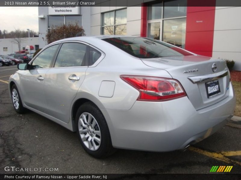 Brilliant Silver / Charcoal 2013 Nissan Altima 2.5 S