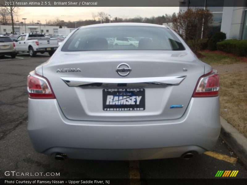 Brilliant Silver / Charcoal 2013 Nissan Altima 2.5 S