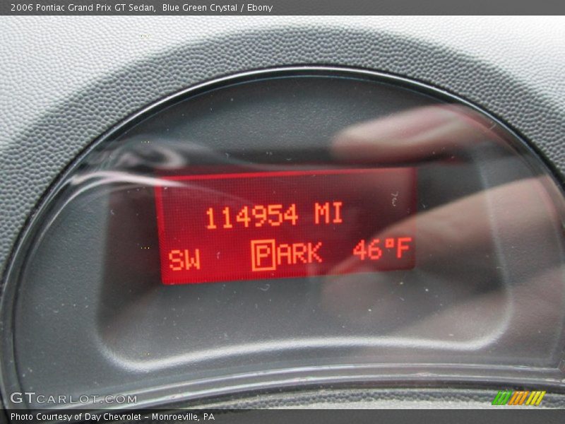 Blue Green Crystal / Ebony 2006 Pontiac Grand Prix GT Sedan