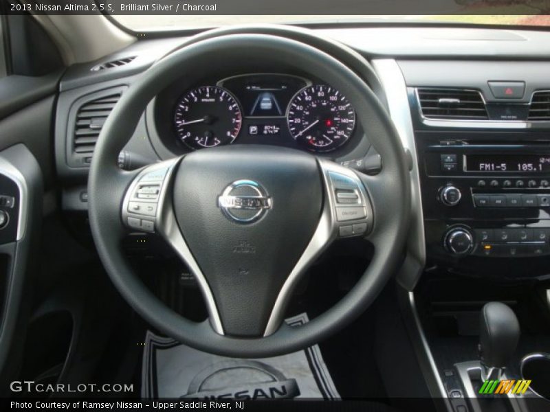Brilliant Silver / Charcoal 2013 Nissan Altima 2.5 S