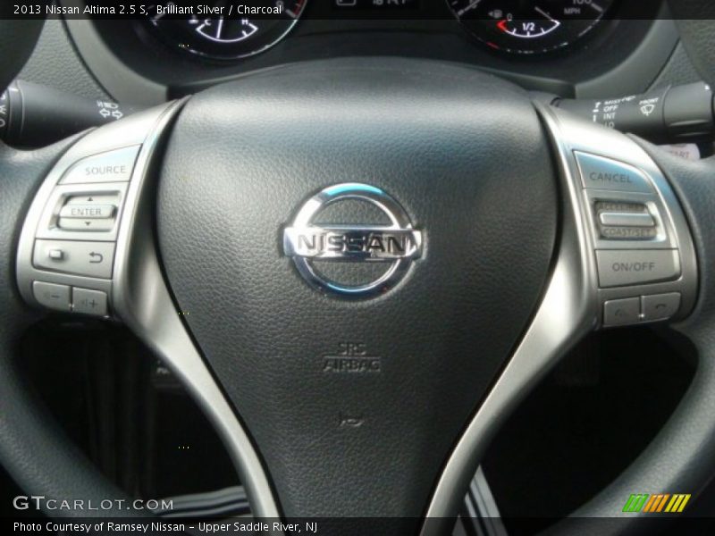 Brilliant Silver / Charcoal 2013 Nissan Altima 2.5 S
