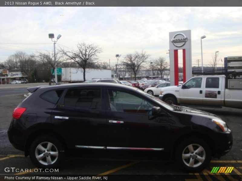 Black Amethyst / Black 2013 Nissan Rogue S AWD