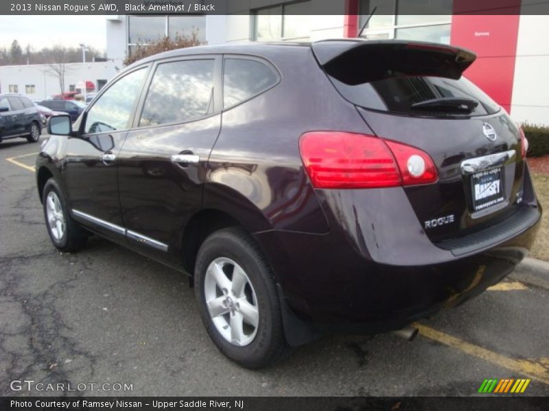 Black Amethyst / Black 2013 Nissan Rogue S AWD