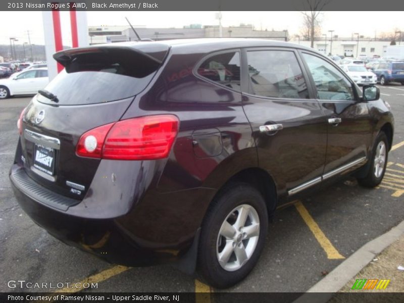 Black Amethyst / Black 2013 Nissan Rogue S AWD