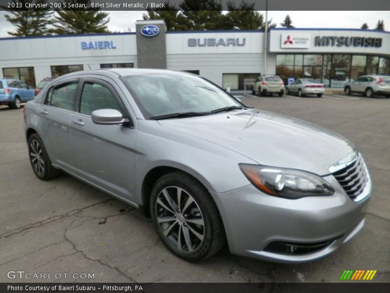 Billet Silver Metallic / Black 2013 Chrysler 200 S Sedan