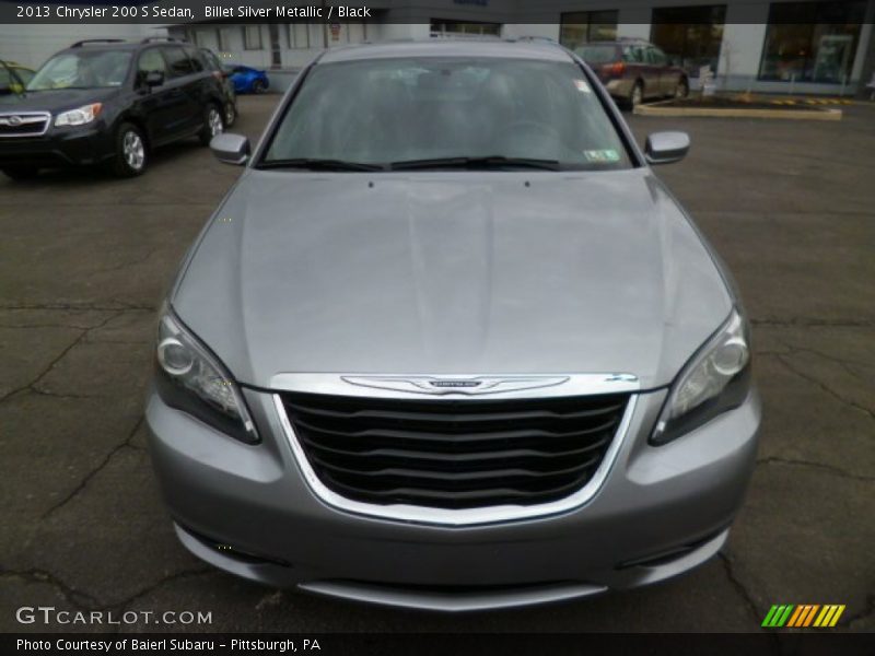 Billet Silver Metallic / Black 2013 Chrysler 200 S Sedan