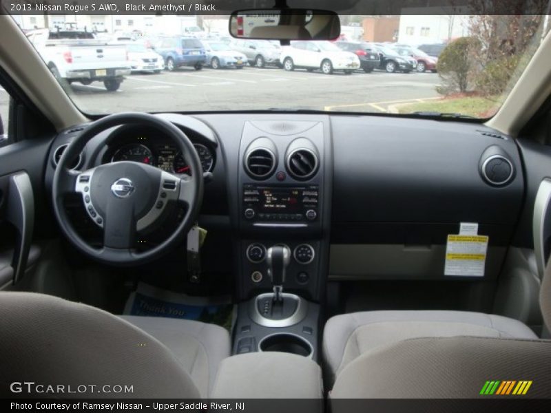 Black Amethyst / Black 2013 Nissan Rogue S AWD