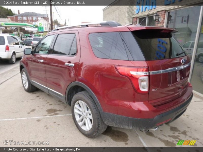 Sunset / Charcoal Black 2014 Ford Explorer XLT 4WD