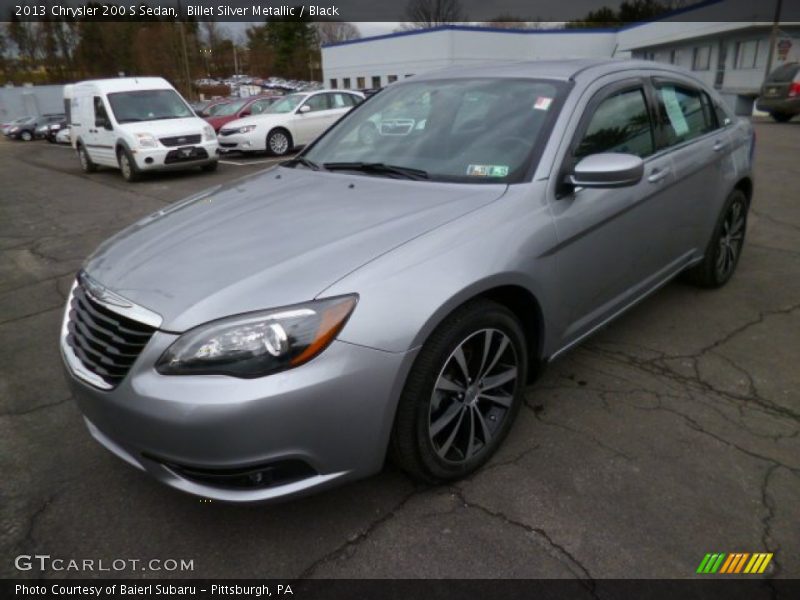 Billet Silver Metallic / Black 2013 Chrysler 200 S Sedan