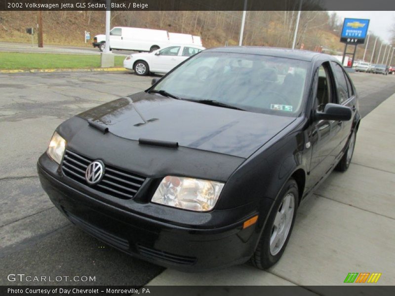 Black / Beige 2002 Volkswagen Jetta GLS Sedan