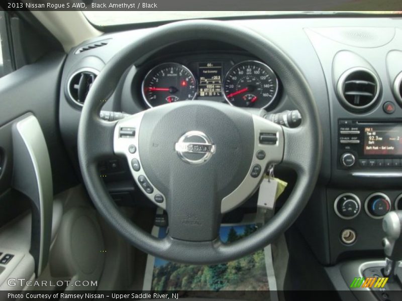 Black Amethyst / Black 2013 Nissan Rogue S AWD