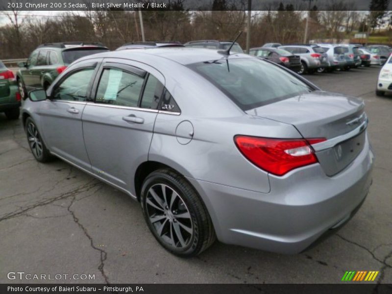 Billet Silver Metallic / Black 2013 Chrysler 200 S Sedan