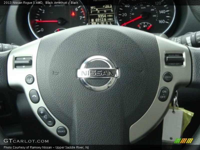 Black Amethyst / Black 2013 Nissan Rogue S AWD