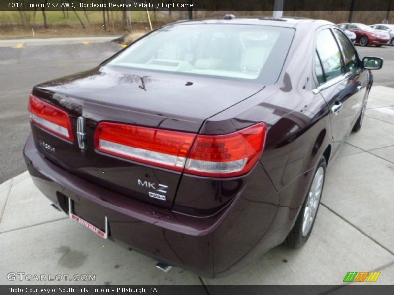 Bordeaux Reserve Metallic / Light Camel 2012 Lincoln MKZ AWD