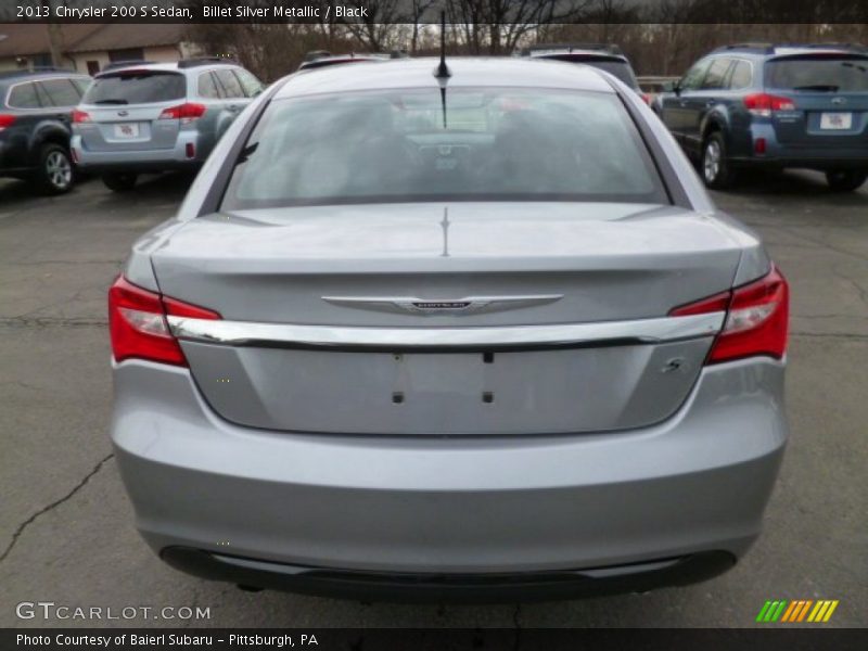 Billet Silver Metallic / Black 2013 Chrysler 200 S Sedan