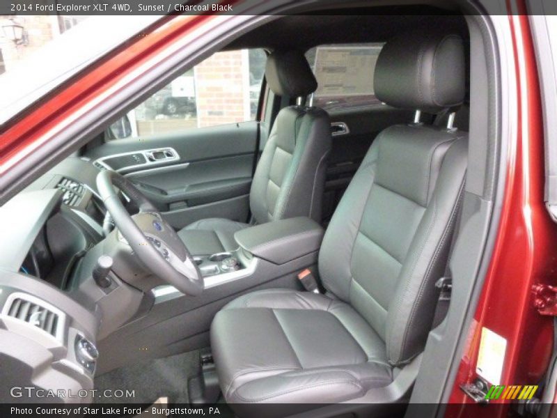 Sunset / Charcoal Black 2014 Ford Explorer XLT 4WD